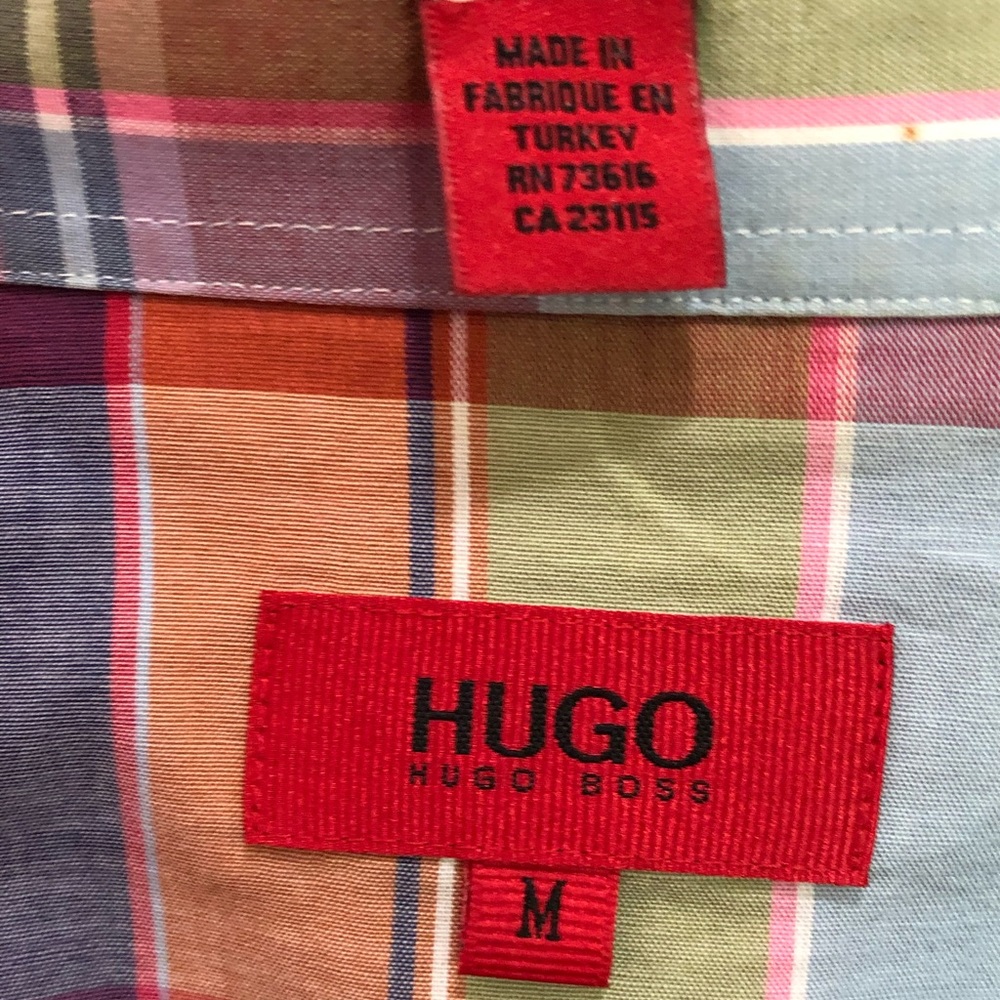 Hugo Boss Plaid Shirt M